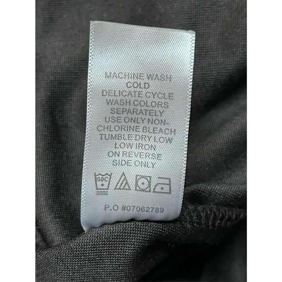 Woman Within Plus Size 1X Black Velour Velvet Feel Button Up VNeck Tunic Top - Picture 10 of 10